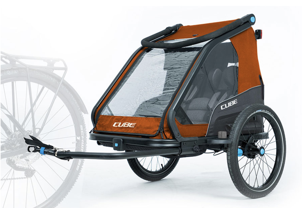 Rent a Cube child bike trailer 